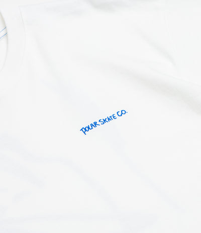 Polar Doodle Contrast T-Shirt - White / Ultramarine
