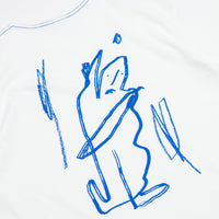 Polar Doodle Contrast T-Shirt - White / Ultramarine thumbnail