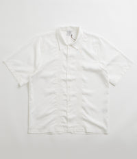 Polar Double P Bowling Shirt in Cloud White