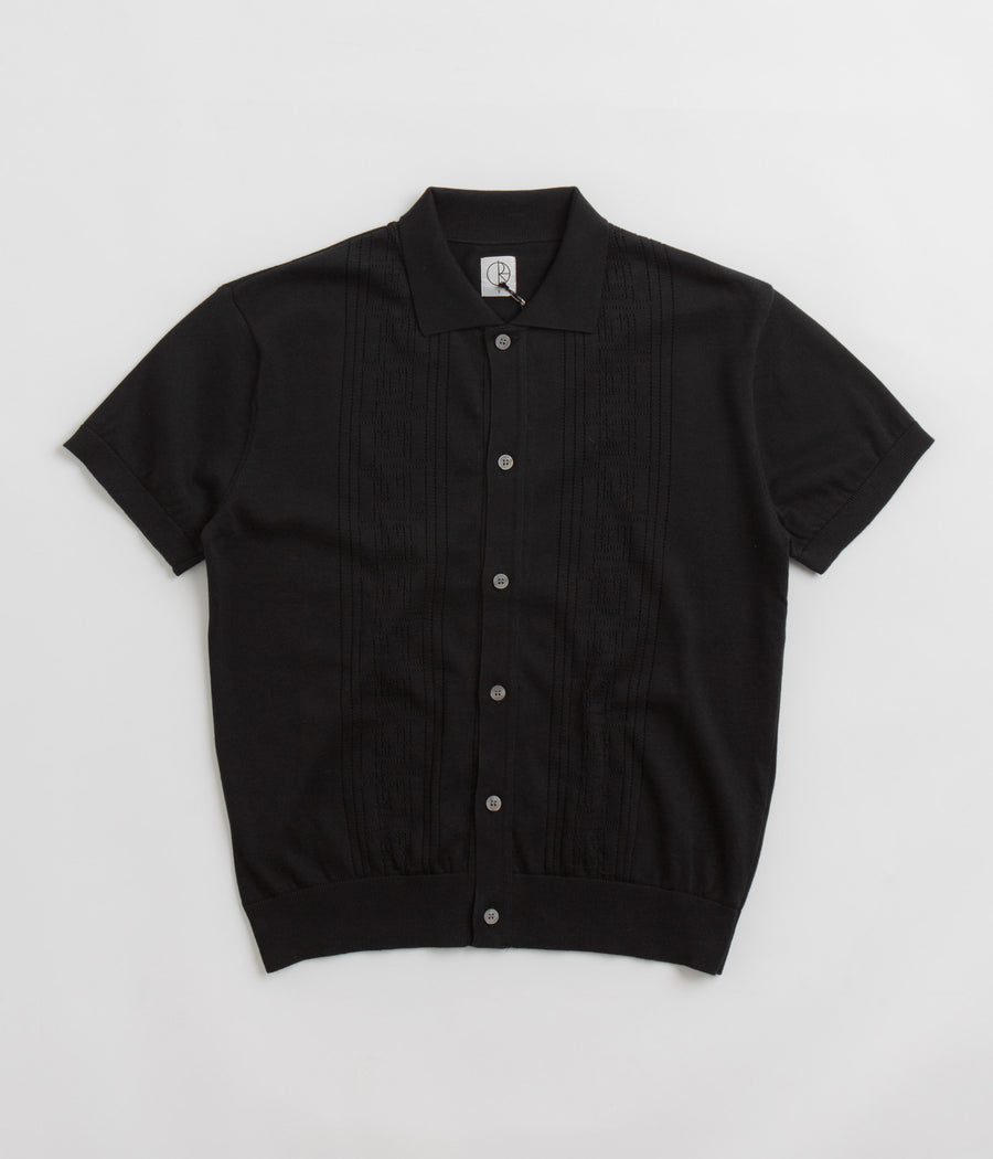 Polar Double P Miles Cardigan in Black