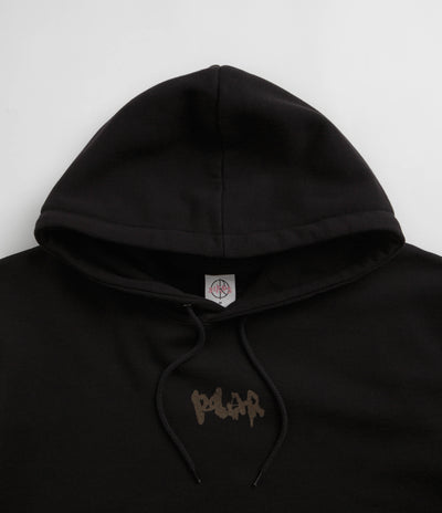 Polar Drip Logo Dave Hoodie in Black
