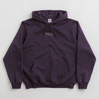 Polar Drip Logo Dave Hoodie in Dark Violet thumbnail