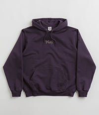 Polar Drip Logo Dave Hoodie in Dark Violet