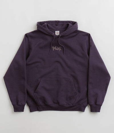 Polar Drip Logo Dave Hoodie in Dark Violet