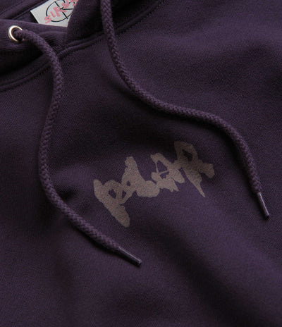 Polar Drip Logo Dave Hoodie in Dark Violet