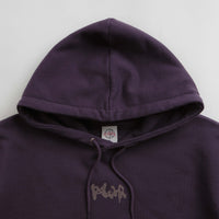 Polar Drip Logo Dave Hoodie in Dark Violet thumbnail