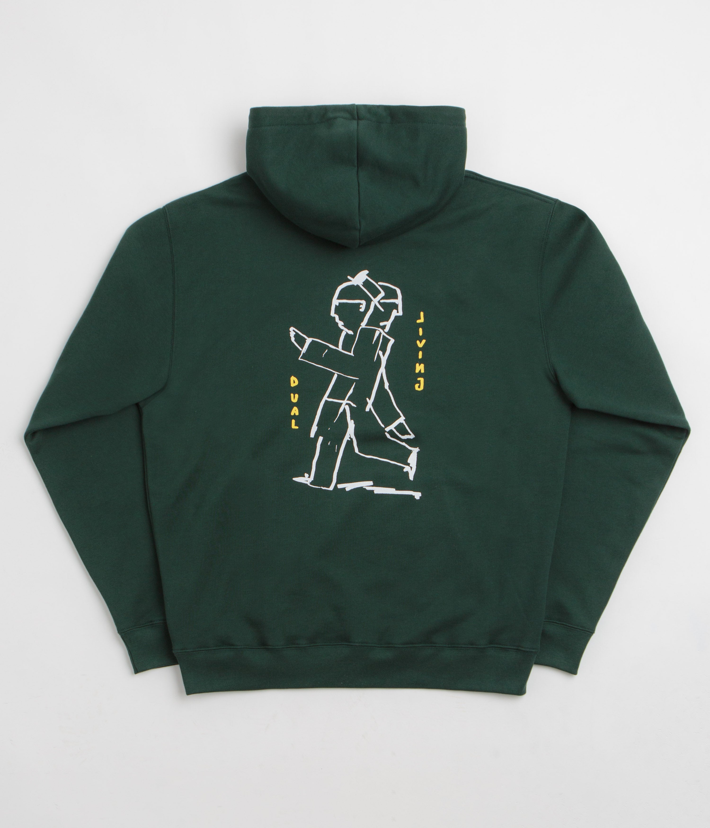 Polar Dual Living Dave Hoodie in Dark Green
