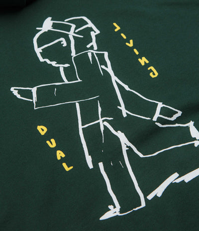 Polar Dual Living Dave Hoodie in Dark Green