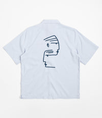Polar Dual Personality Bowling Shirt - Light Blue / Navy