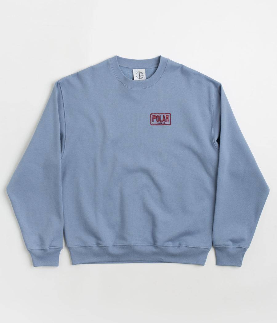 Polar Earthquake Dave Crewneck Sweatshirt - Oxford Blue