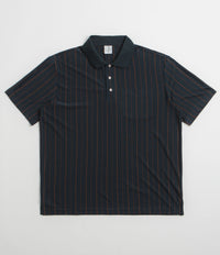 Polar Fancy Polo Shirt in Navy and Brown