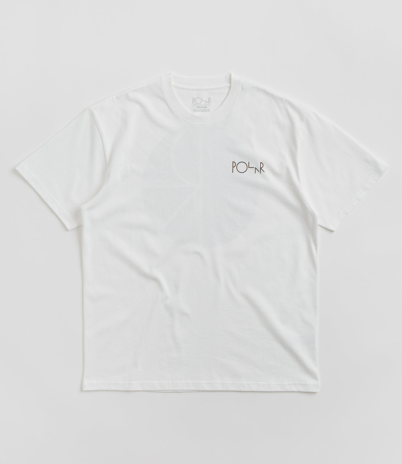 Polar Fill Logo T-Shirt - White / Black | Flatspot