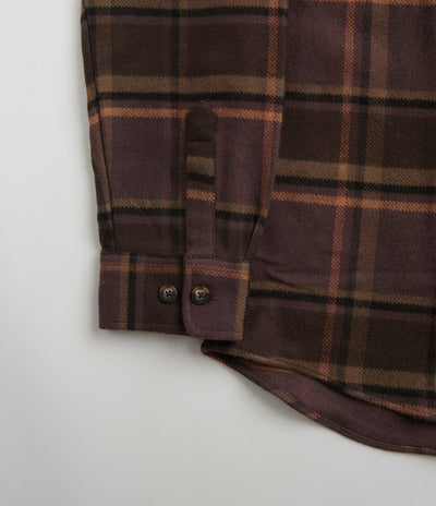 Polar Flannel Mike Shirt - Brown / Mauve