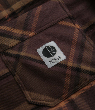 Polar Flannel Mike Shirt - Brown / Mauve