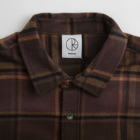 Polar Flannel Mike Shirt - Brown / Mauve thumbnail