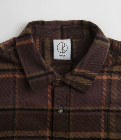 Polar Flannel Mike Shirt - Brown / Mauve