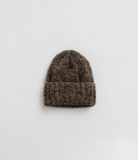 Polar Fluff Beanie in Brown