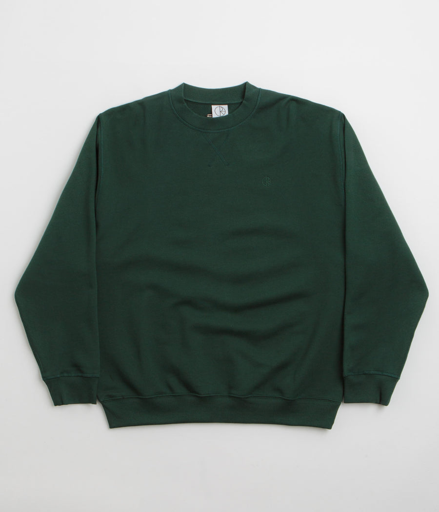 Polar Frank Crewneck Sweatshirt in Dark Green