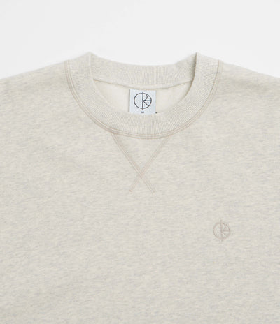 Polar Frankie Crewneck Sweatshirt in Ivory Grey Melange