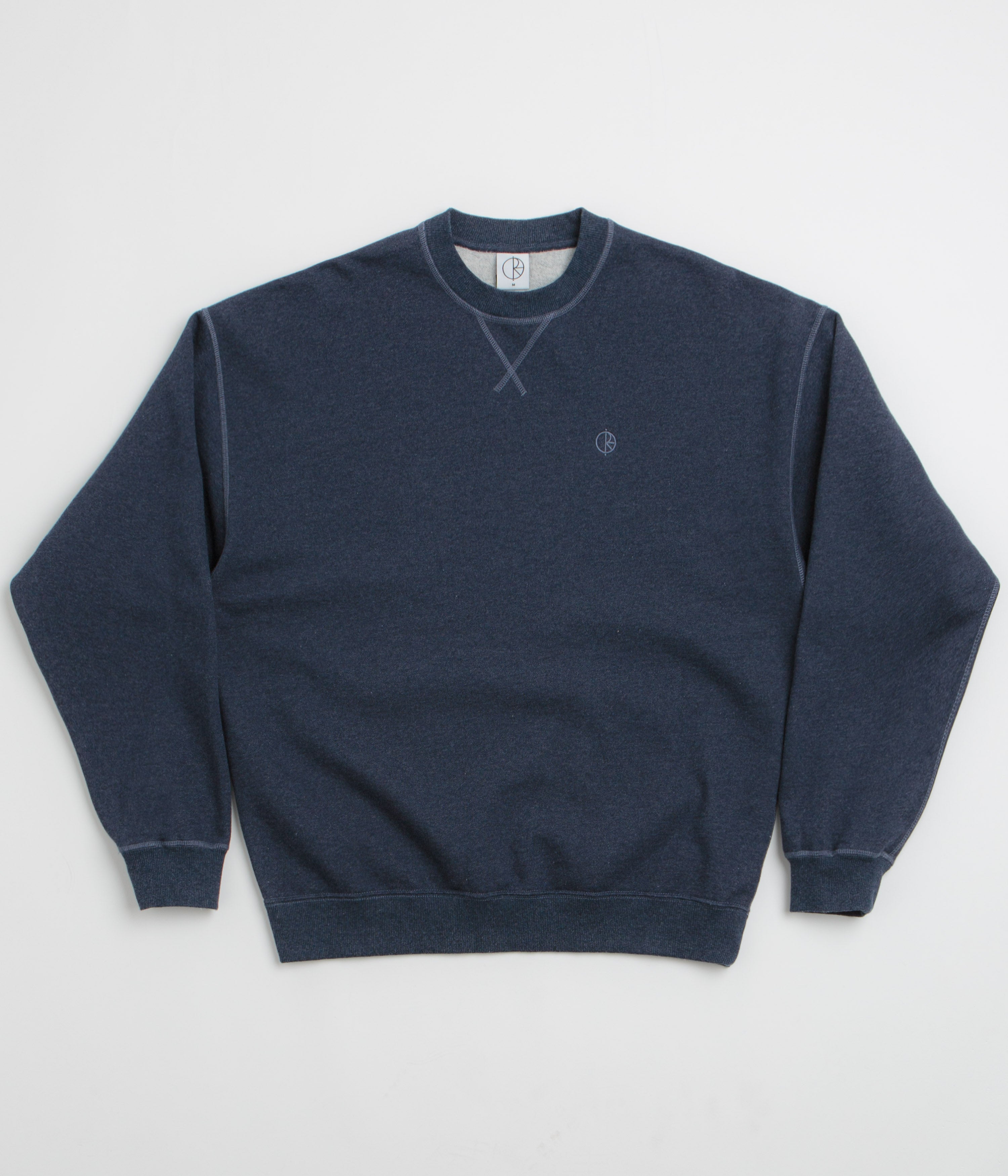 Polar Frankie Crewneck Sweatshirt in Navy Melange