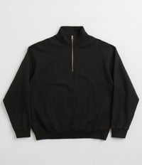 Polar Frankie Half Zip Sweatshirt in Black