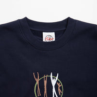 Polar Gang Crewneck Sweatshirt - Navy thumbnail