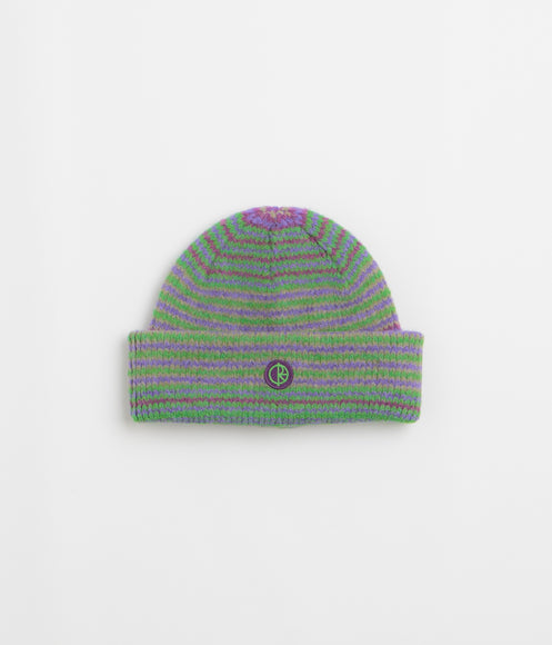 Polar George Beanie - Purple / Green