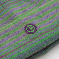 Polar George Beanie in Purple and Green thumbnail