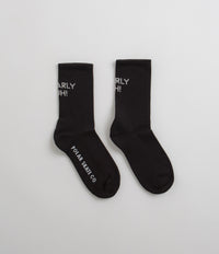 Polar Gnarly Huh Socks in Black