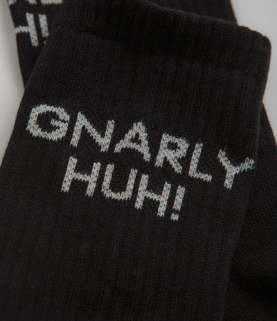 Polar Gnarly Huh Socks - Black