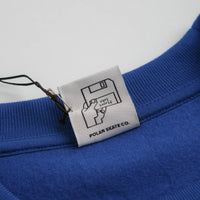 Polar Graph Dave Crewneck Sweatshirt - Egyptian Blue thumbnail