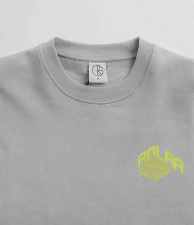 Polar Graph Dave Crewneck Sweatshirt in Silver
