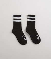 Polar Happy Sad Classic Socks in Black