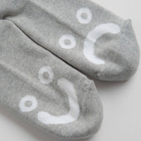 Polar Happy Sad Classic Socks - Heather Grey thumbnail