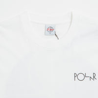 Polar Happy Sad Fill Logo T-Shirt in White and White thumbnail