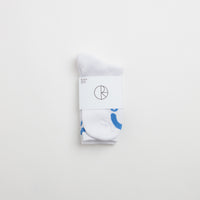 Polar Happy Sad Socks - White / Blue thumbnail