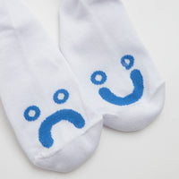 Polar Happy Sad Socks - White / Blue thumbnail