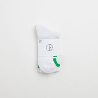 Polar Happy Sad Socks - White / Green thumbnail