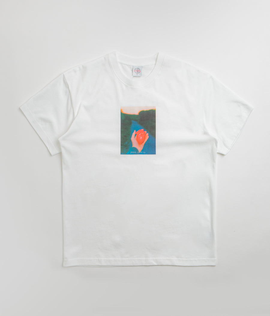 Polar Heart in Hand T-Shirt in White