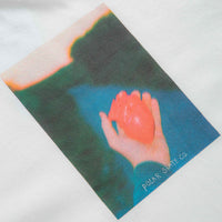 Polar Heart in Hand T-Shirt in White thumbnail