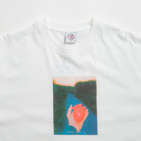 Polar Heart in Hand T-Shirt in White thumbnail