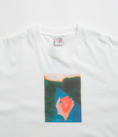 Polar Heart in Hand T-Shirt in White