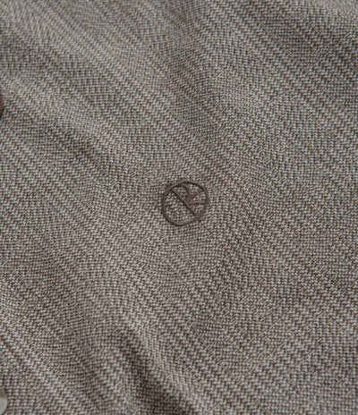 Polar Illusion Surf Polo Shirt in Brown