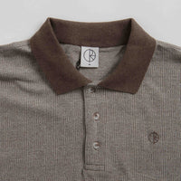 Polar Illusion Surf Polo Shirt in Brown thumbnail