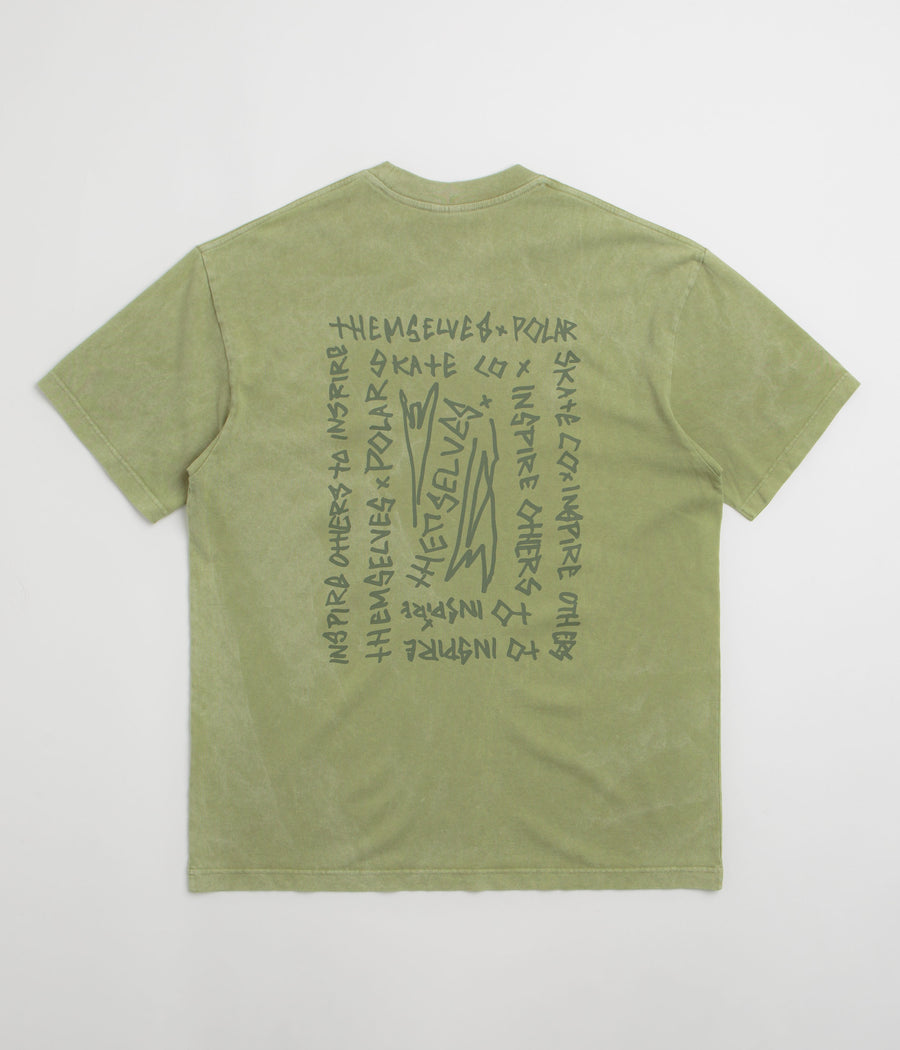 Polar IOTIT Acid T-Shirt in Army Green