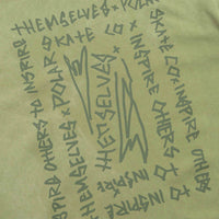 Polar IOTIT Acid T-Shirt in Army Green thumbnail