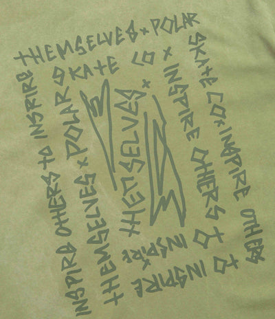 Polar IOTIT Acid T-Shirt in Army Green