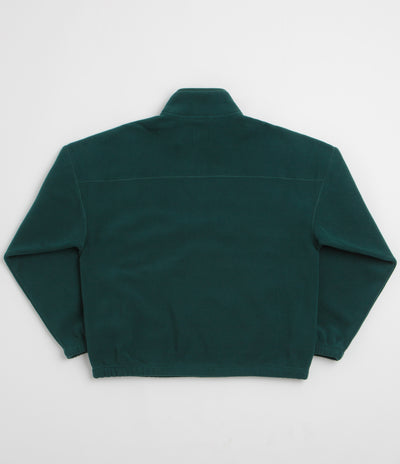 Polar Ivan Half Zip Sweatshirt in Dark Emerald