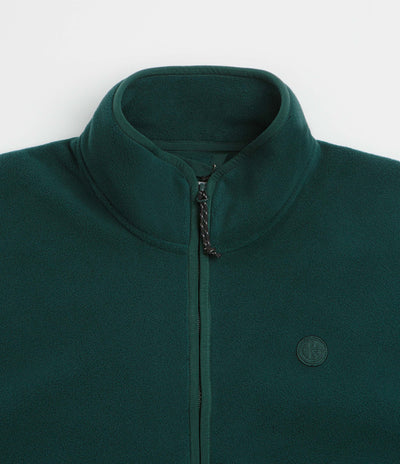 Polar Ivan Half Zip Sweatshirt in Dark Emerald