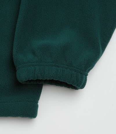Polar Ivan Half Zip Sweatshirt in Dark Emerald